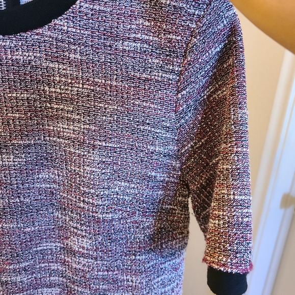 Marled maroon t-shirt dress. Never worn. - Picture 2 of 6